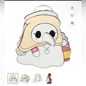 Squishables Brand Plague Nurse White Mini Backpack 10”